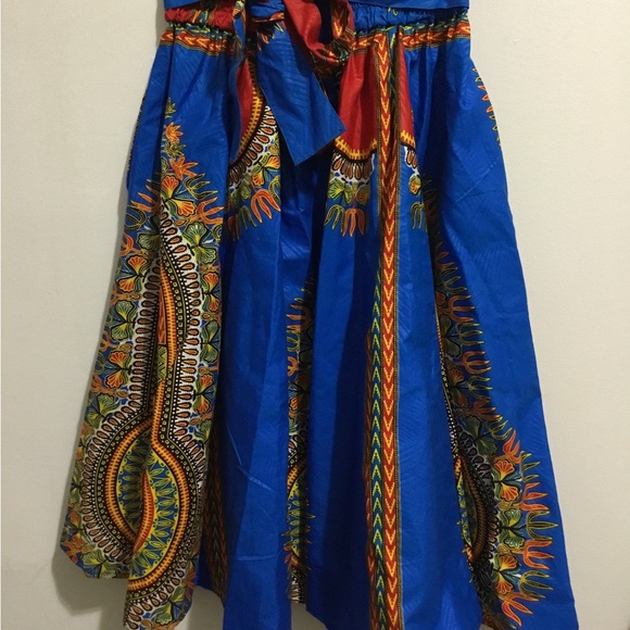 African Print Maxi Skirt - Picture 4 of 5